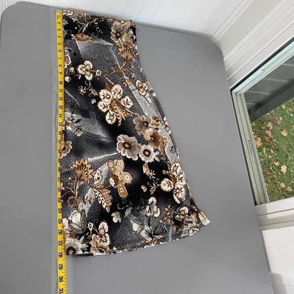 LulaRoe Womens Whimsigoth Midi Skirt Dress Size 3XL Fairy Grunge Stretch Office - Picture 9 of 10